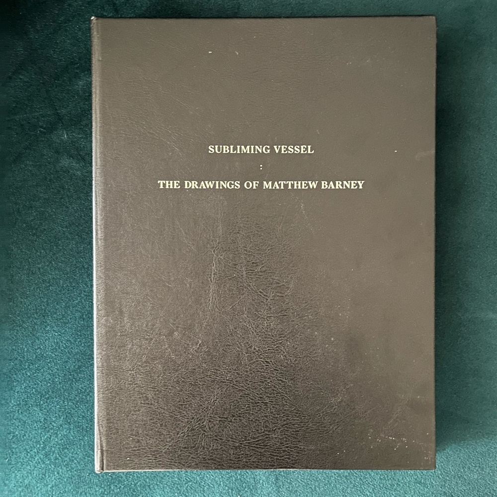 Subliminal vessel the drawings of Matthew Barney book. In EUC